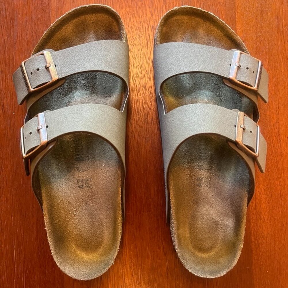 Birkenstock Arizona Slide Sandal Mocha Size EU 42, Women's 11-11.5, Men's 9-9.5 - Picture 3 of 5